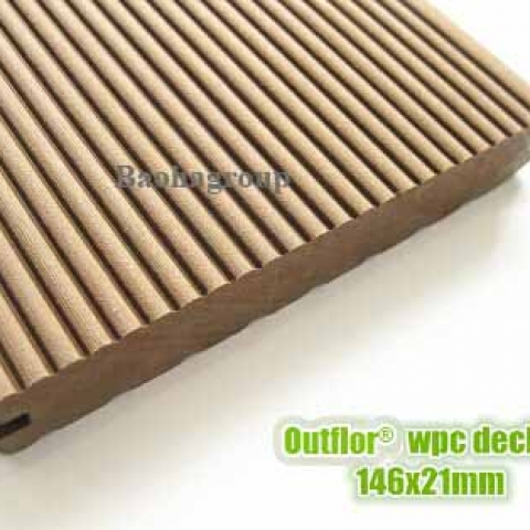 Sàn gỗ nhựa WPC ngoài trời tấm đặc OBM140S20A